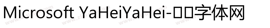 Microsoft YaHeiYaHei字体转换